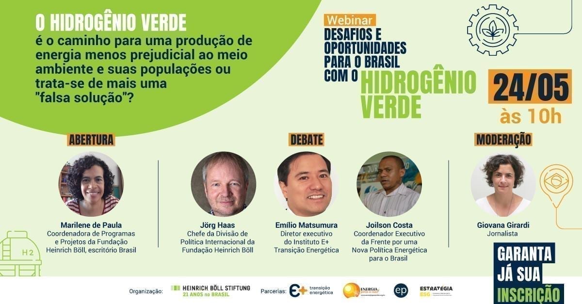 Desafios e oportunidades para o Brasil com o H2 Verde