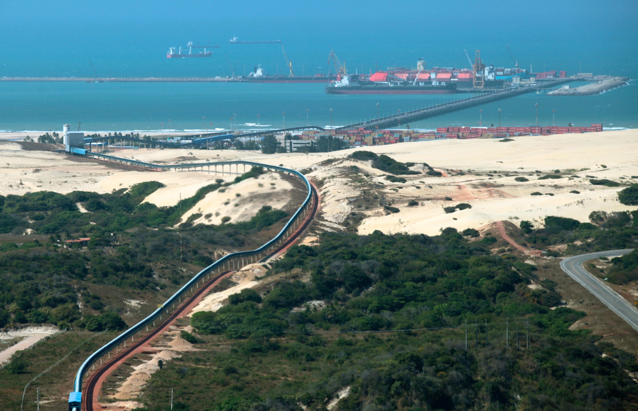 Porto do Pecém atrai empresas para desenvolvimento de novo polo de hidrogênio verde foto Companhia Siderúrgica de Pecém