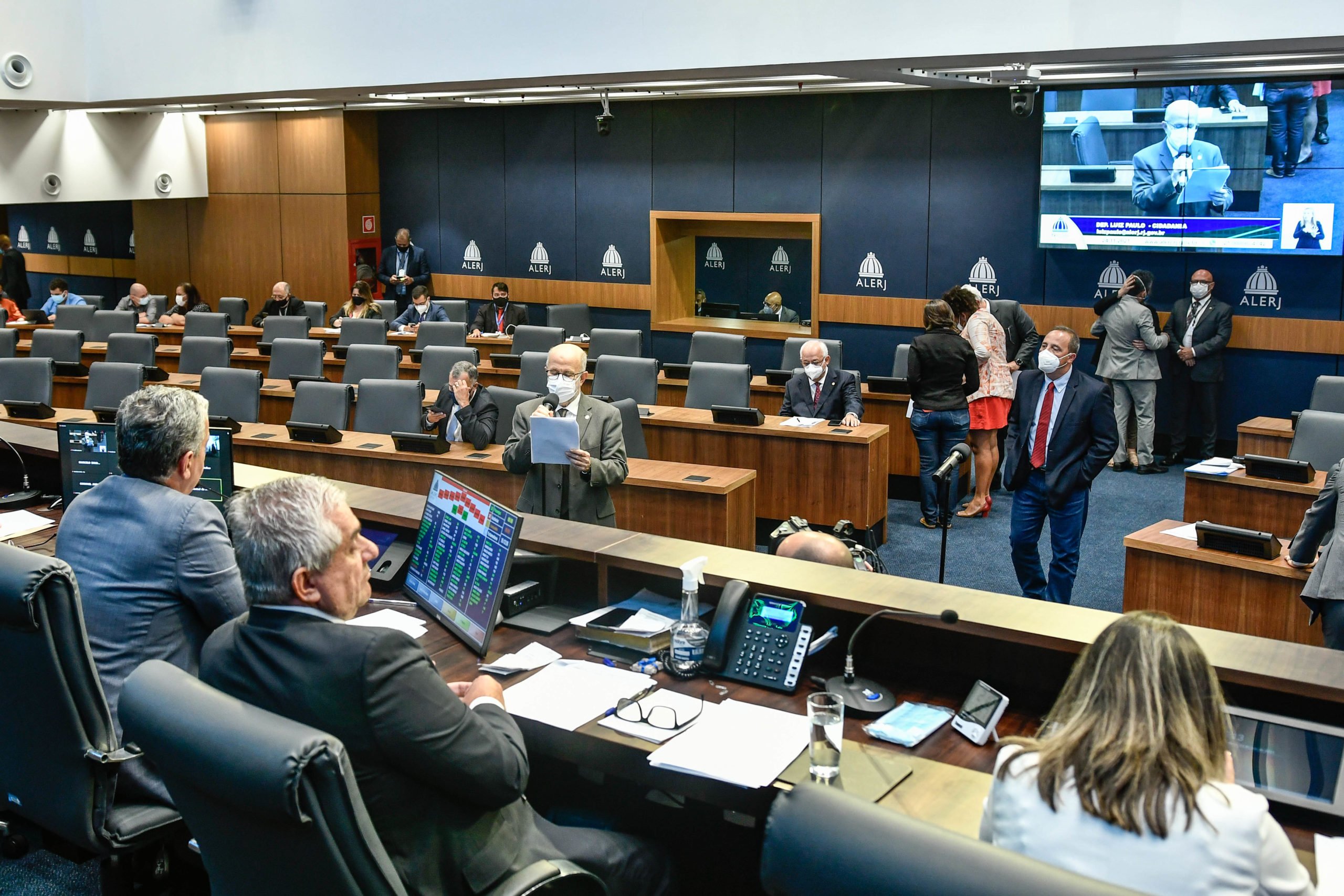 Assembleia do Rio de Janeiro discute nova alternativa para a TFPG, uma taxa de fiscalização sobre as atividades petrolíferas no Rio (foto por Otacílio Barbosa/Alerj)