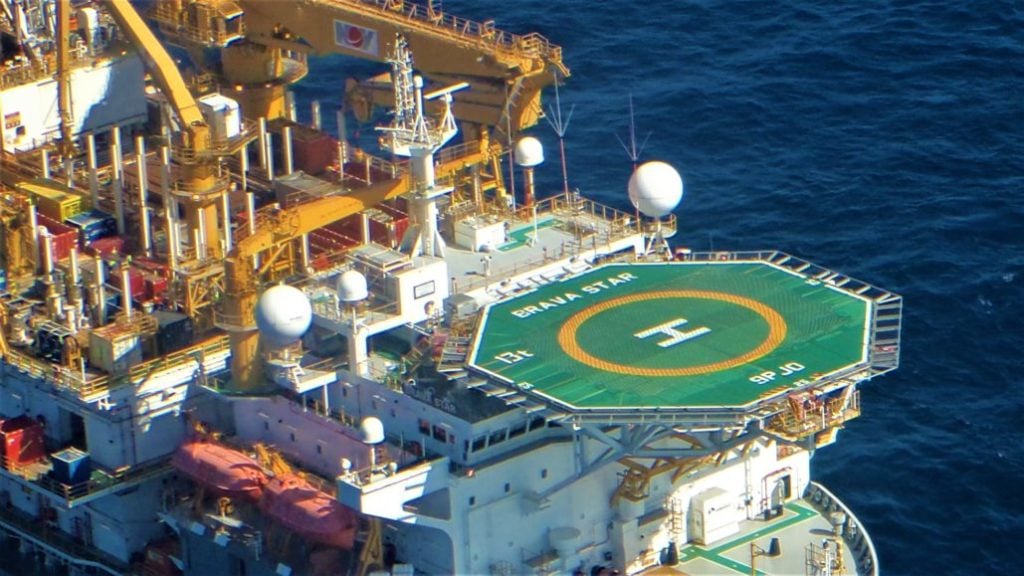 Potencial até 1 bi de barris em Sergipe é avaliação unilateral da Murphy Oil, esclarece Enauta. Na imagem: Brava Star (NS-45), navio-sonda offshore da Petrobras (Foto: Divulgação Constellation)