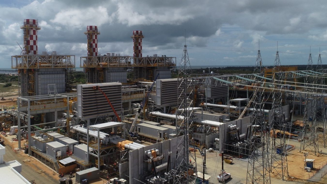 Construção da Usina Termelétrica (UTE) Porto de Sergipe I (Foto: Divulgação Celse)