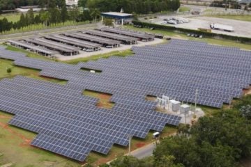 Usina solar da EDP para a NGK em Mogi das Cruzes/SP