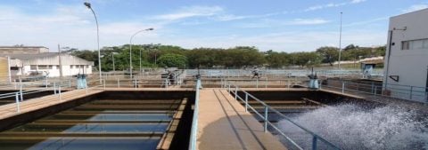 Aegea Saneamento estuda autoprodução de energia a biogás. Na imagem, estação de Tratamento da Aegea no Piauí (Foto: Divulgação)