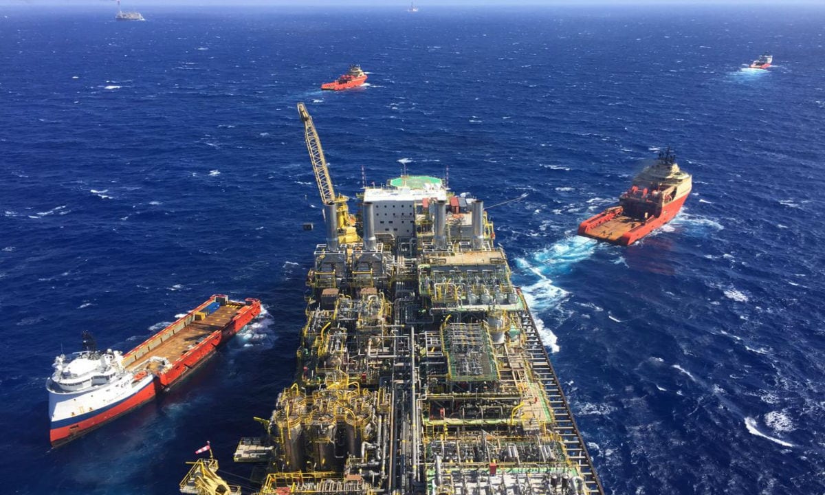 Na imagem: plataforma para exploração e produção offshore de petróleo e gás (Foto: Divulgação/Ineep)