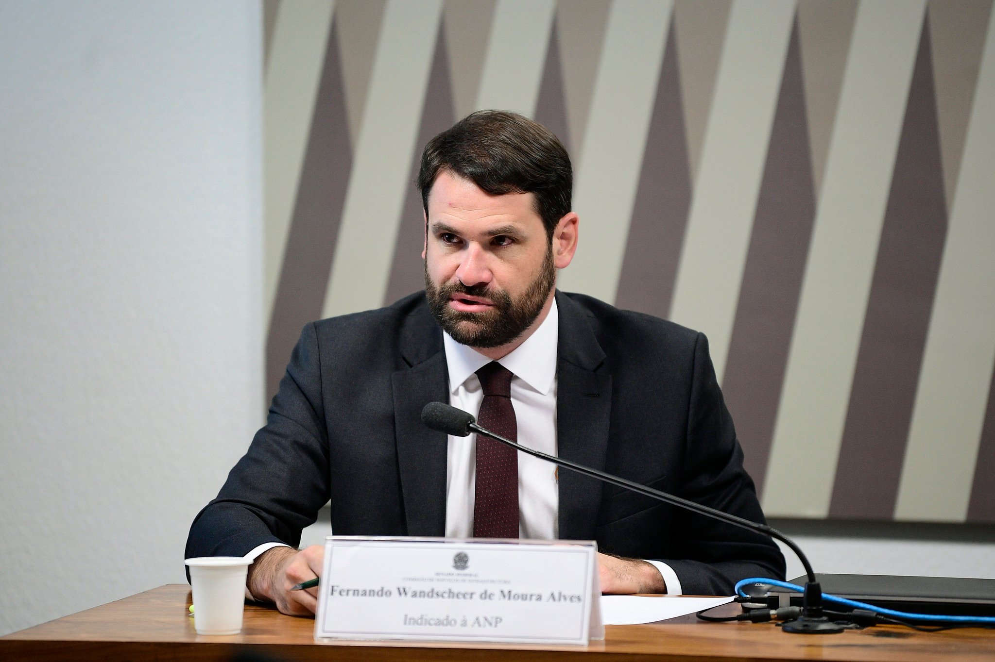 ANP aprova novas regras para acesso de terceiros aos terminais aquaviários. Na imagem, Fernando Moura, Diretor da ANP (Foto: Pedro França/Agência Senado)