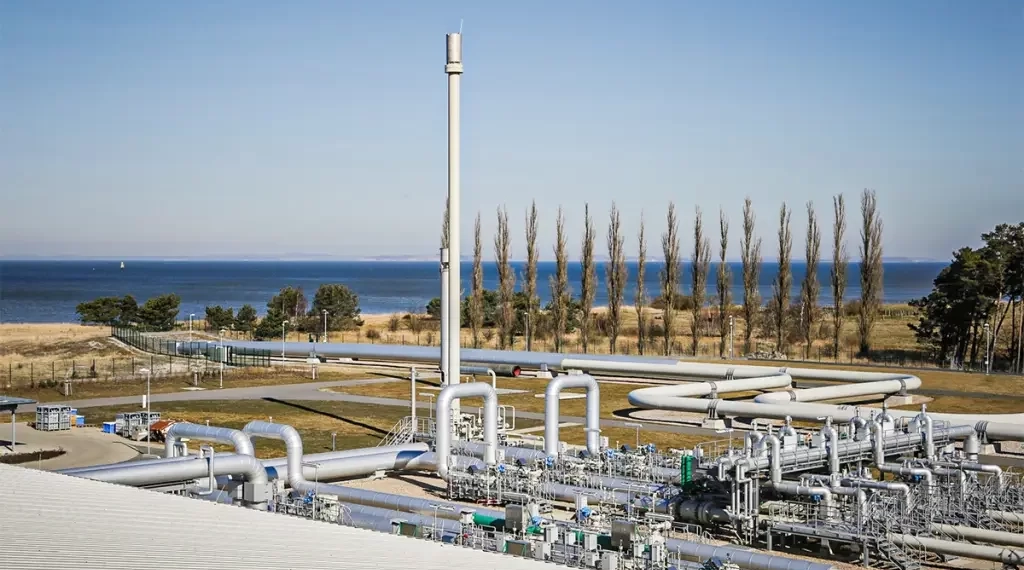 Europa avança com "carimbo verde" para gás e nuclear; críticos acusam greenwashing. Na imagem, gasodutos Nord Stream, da russa Gazprom (Foto: Gazprom/Divulgação)