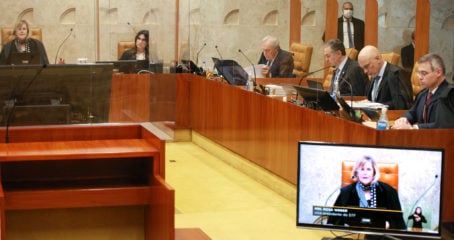 Acordo de Paris ganha status de emenda constitucional; e litigância climática contra o BNDES. Na imagem, sessão plenária do STF em 8/6/2022 (Foto Nelson Jr./STF)