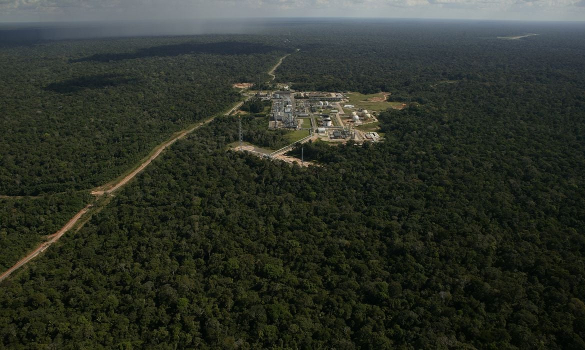 Polo Urucu, na Bacia do Amazonas (Foto: Agência Petrobras/Geraldo Falcão)