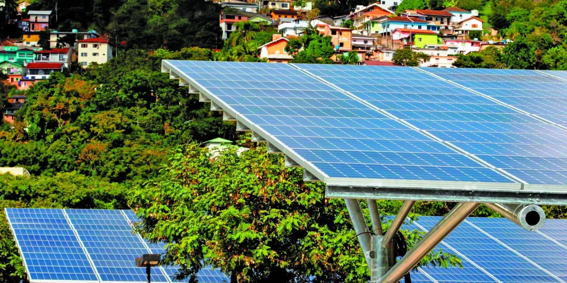 Na imagem, usina Megawatt Solar da CGT Eletrosul (Foto: Herminio Nunes/CGT Eletrosul)