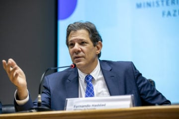 MP retira ICMS da base de cálculo do PIS/Pasep e Cofins. Na imagem: Fernando Haddad, ministro da Fazenda, anuncia medidas econômicas (Foto: Washington Costa/MF)