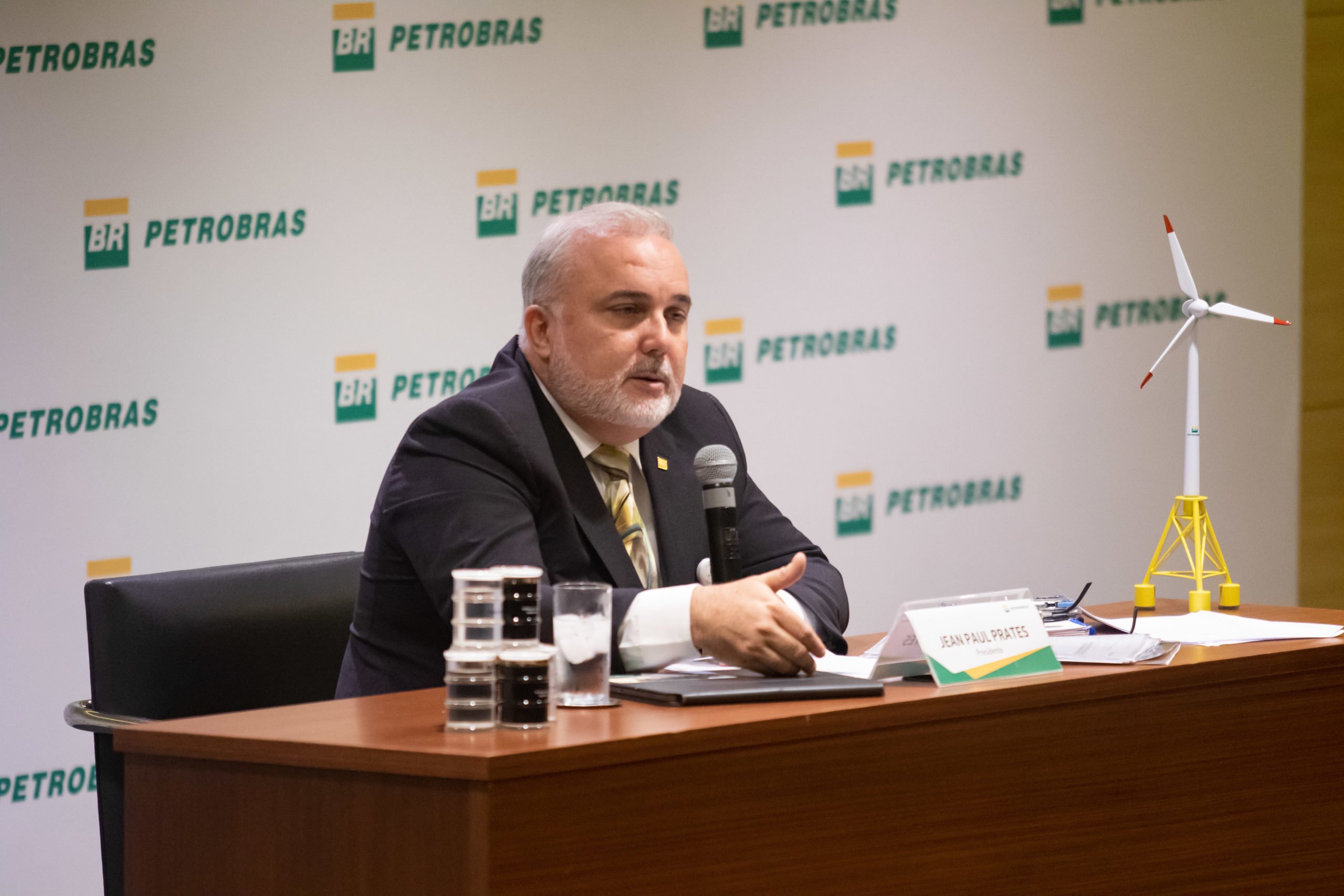 Entrevista coletiva com o presidente Jean Paul Prates, no Edifício Senado (Edisen), no Rio de Janeiro Foto: Maurício Pingo / Agência Petrobras