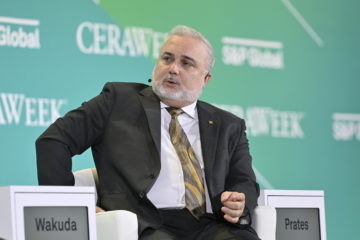 O presidente da Petrobras, Jean Paul Prates, durante participação na Cera Week (Foto: Petrobras) 