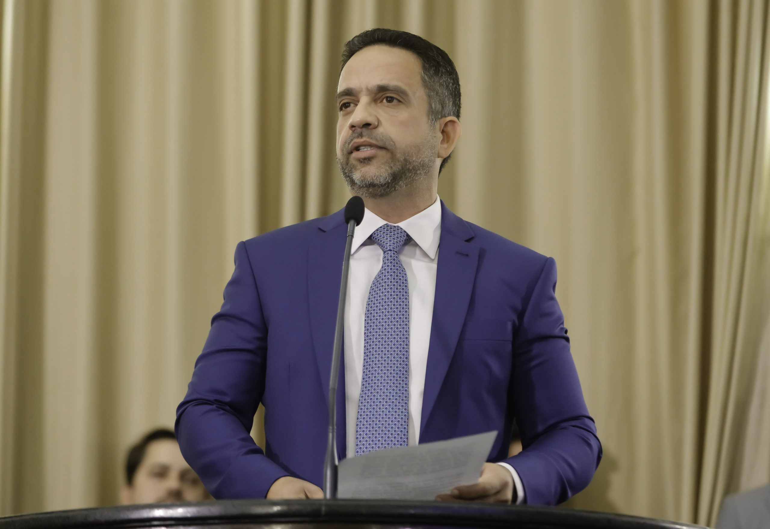 Objetivo da Lei do Gás de Alagoas é promover o livre mercado, diz governador. Na imagem: Posse do governador de Alagoas na Assembleia Legislativa (Foto: Thiago Sampaio/Agência Alagoas)