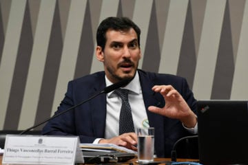 Hidrogênio ajuda a descarbonização de baixo custo, diz secretário de Transição Energética. Na imagem: Thiago Barral, secretário de Planejamento e Transição do MME (Foto: Roque de Sá/Agência Senado)