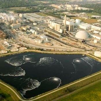 Vista de projeto Illinois Industrial Carbon Capture and Storage (ICCS) armazena de forma segura e permanente mais de 1 milhão de toneladas de CO2 por ano (Foto Scott Smith/Cortesia Archer Daniel Midland)