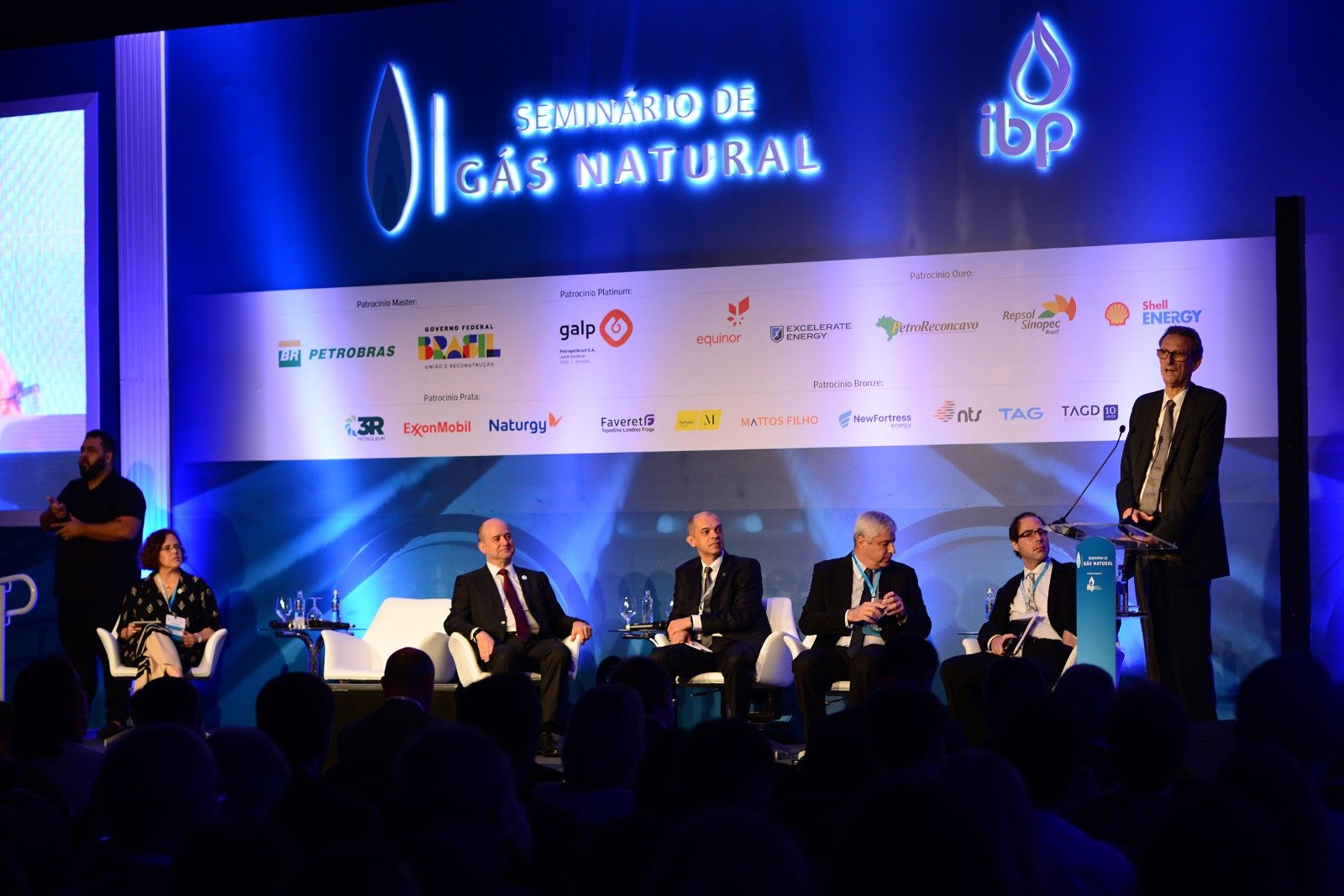 O diretor de Transição Energética da Petrobras, Maurício Tolmasquim, durante a abertura do Seminário de Gás Natural do IBP. Foto: Stéferson Faria/epbr