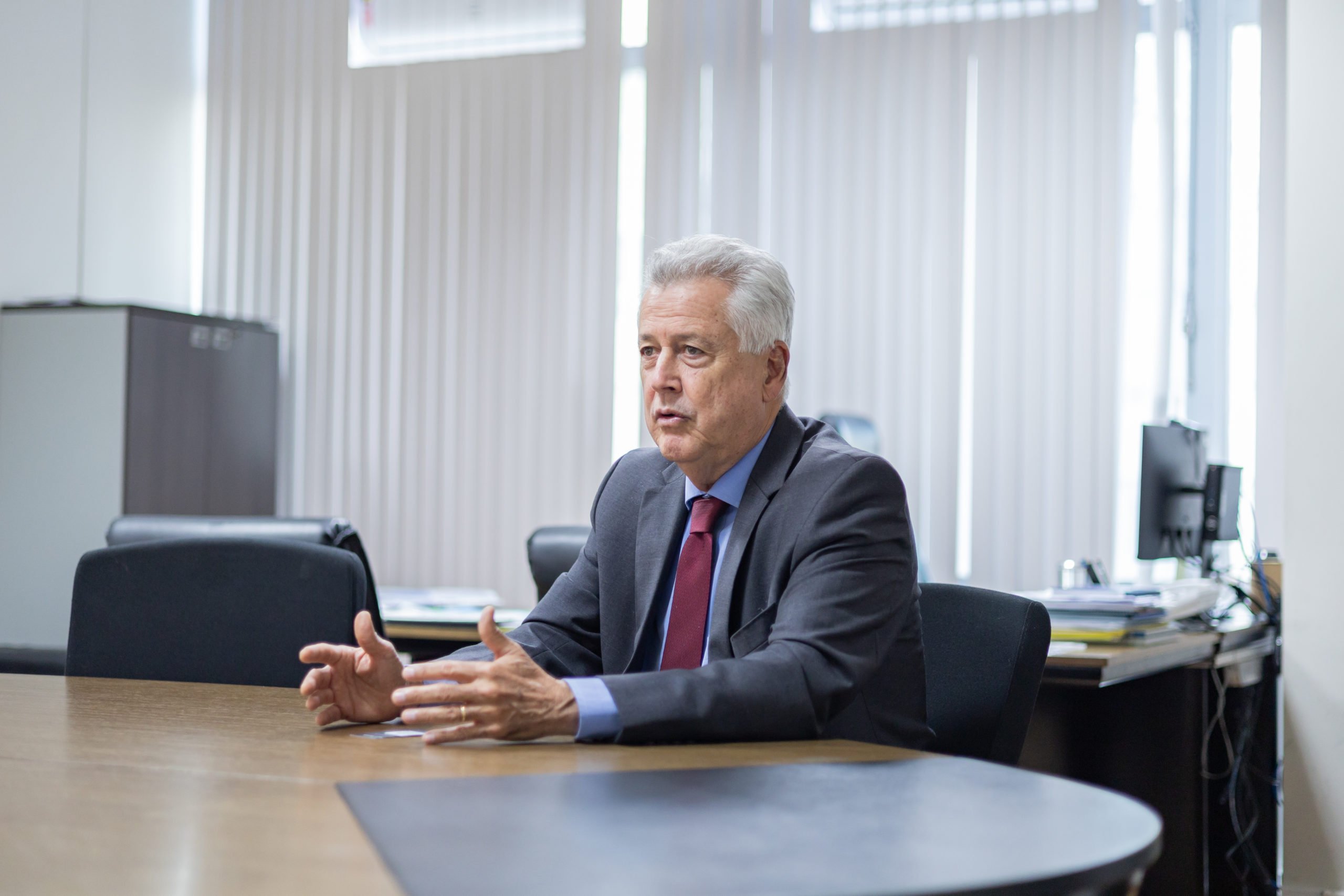 Hidrogênio e bioenergia são prioridades em agenda industrial para o segundo semestre. Na imagem: Rodrigo Rollemberg, Secretário de Economia Verde do MDIC, em entrevista à agência epbr (Foto: Vitor Avila/epbr)