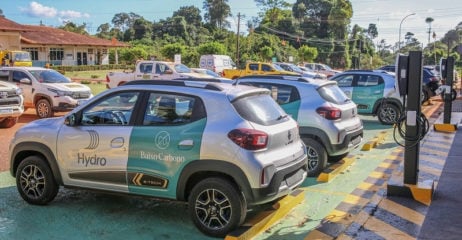 Hydro Paragominas adquiriu 10 carros elétricos para compor sua frota de veículos leves