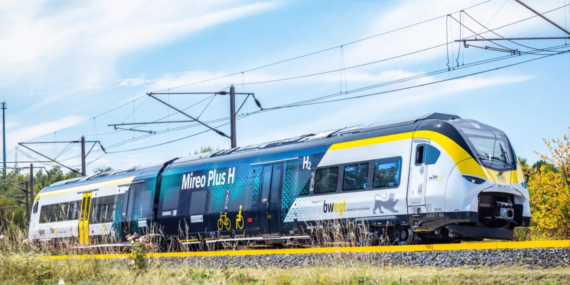 Trem movido a hidrogênio testado na Alemanha (Foto: Divulgação Siemens Energy)