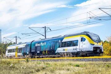 Trem movido a hidrogênio testado na Alemanha (Foto: Divulgação Siemens Energy)