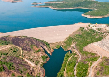 Reservatórios de hidrelétricas atingem melhores níveis dos últimos 20 anos, aponta ONS. Na imagem: Vista de reservatório da Hidrelétrica Serra da Mesa operada por Furnas no Rio Tocantins, no município de Minaçu, em Goiás (Foto: Divulgação)