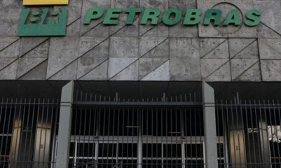 Na imagem: Fachada do edifício sede da Petrobras (Edise) na Avenida Chile, no centro do Rio de Janeiro (Foto: Fernando Frazão/Agência Brasil)