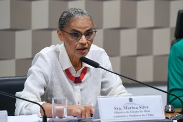 'Não existe conciliação para questão técnica', diz Ministra do Meio Ambiente e Clima, Marina Silva (Rede), durante audiência na CMA, no Senado (Foto: Edilson Rodrigues/Agência Senado)