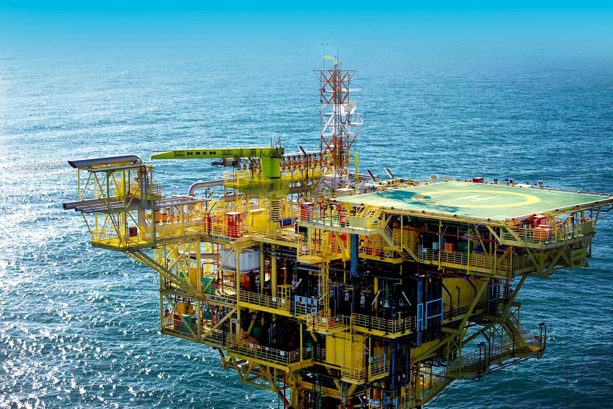 Plataforma da Enauta para exploração offshore de petróleo (Foto Divulgação)