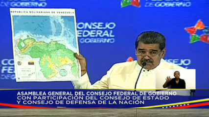 Presidente da Venezuela, Nicolás Maduro, quer prazo para petroleiras pararem de operar em Essequibo, região reclamada da Guiana (Foto: Reprodução)