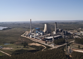 Térmica a carvão mineral Candiota 3 (RS), com capacidade instalada de 350 MW (Foto Divulgação CGT Eletrosul)