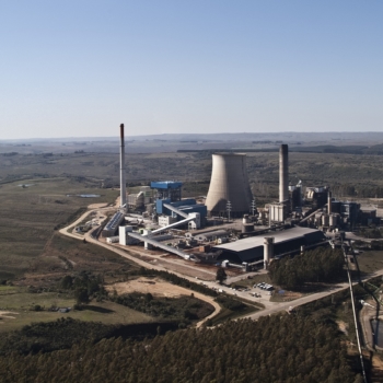 Térmica a carvão mineral Candiota 3 (RS), com capacidade instalada de 350 MW (Foto Divulgação CGT Eletrosul)