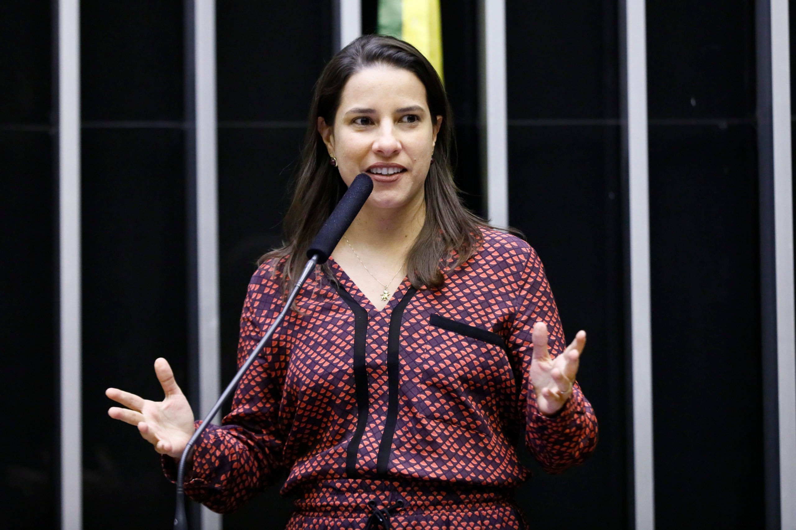 Pernambuco vai ampliar participação no capital da distribuidora de gás natural Copergás junto com japonesa Mitsui. Na imagem: Raquel Lyra, governadora de Pernambuco, em evento no plenário da Câmara, no DF (Foto: Luis Macedo/Câmara dos Deputados)