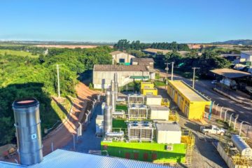 UTE a biogás da Liberum Energia, em Cariacica (ES), no Parque de Ecoindústrias da Marca Ambiental (Foto: Divulgação)