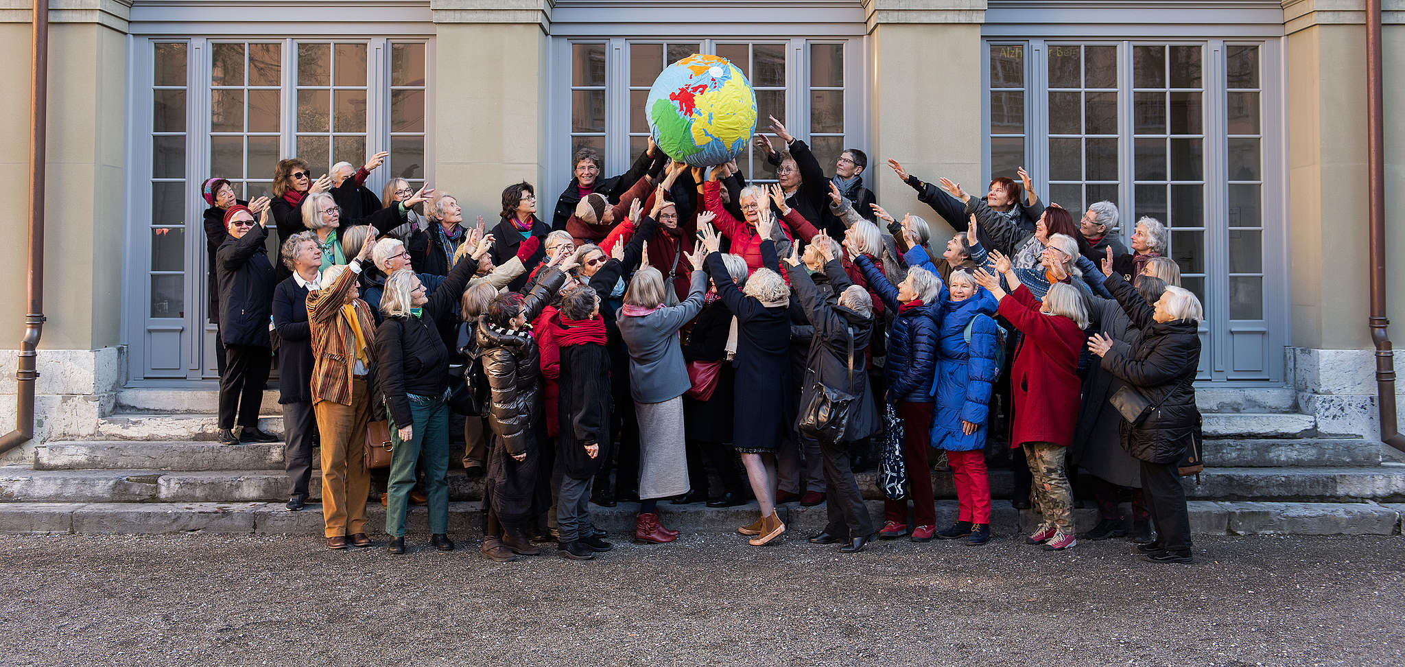 Mulheres idosas vencem processo climático contra Suíça (Foto: Greenpeace Suíça)