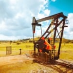 Cavalo-de-pau para exploração onshore de petróleo, no polo Remanso, pela PetroReconcavo (Foto: Divulgação)