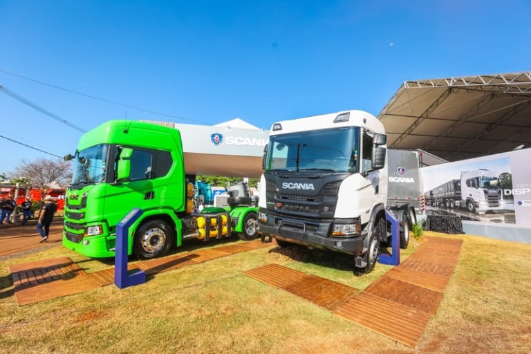 Scania lançou recentemente caminhões movidos a gás e/ou biometano. Foto: Divulgação Scania lançou recentemente caminhões movidos a gás e/ou biometano. Foto: Divulgação