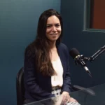 Apontado como um dos mais baratos do mundo, encargos de energia encarecem hidrogênio verde brasileiro, diz Maria Gabriela da Rocha Oliveira, diretora de Energia Renovável da Atlas Agro, em entrevista ao TotalEnergies Studio durante o Brazil Offshore Wind Summit, no Rio, em 27/3/2024 (Foto: Victor Curi/epbr)