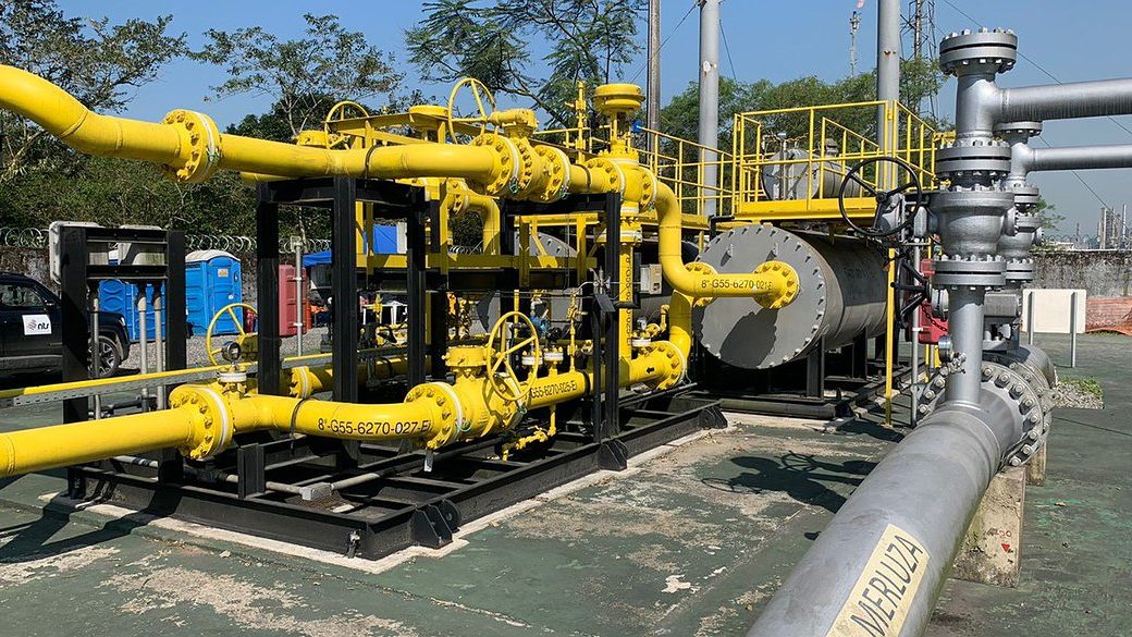 A&M Infra adquire plataforma de inteligência e dados Ignis, da consultoria Gas Energy. Na imagem: Ponto de entrega (PE) em Cubatão – NTS opera malha Sudeste de transporte de gás natural (Foto: Divulgação)