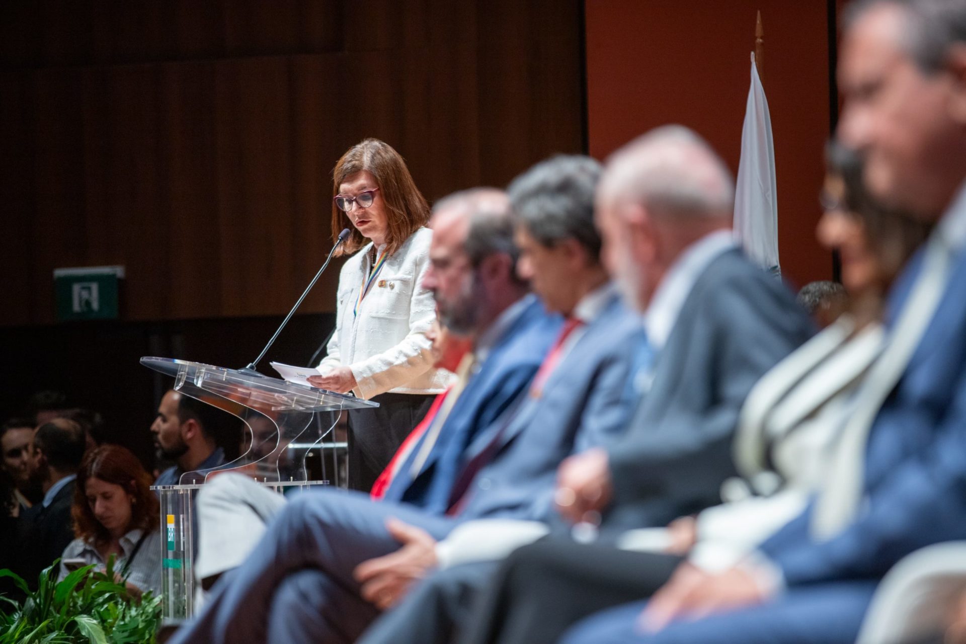 A presidente da Petrobras, Magda Chambriard, descarta novas alterações na diretoria da estatal e afirma que vai reforçar governança, durante cerimônia de posse, em 19/6/2024 (Foto: Rafa Pereira/Petrobras)