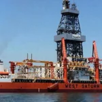 Sonda West Saturn, da Seadrill, contratada pela Equinor para perfura&ccedil;&otilde;es no campo de Bacalhau, na Bacia de Santos (Foto: Divulga&ccedil;&atilde;o)