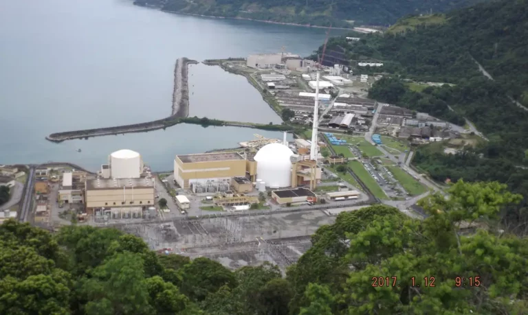 Obras de construção da usina nuclear de Angra 3 (Foto: Governo Federal)