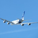 Vôo do primeiro A380 movido a combustível de aviação 100% sustentável, maior avião comercial do mundo com 100% de SAF (Foto: Adueck/Pixabay)