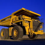 Mineradora Vale vai testar nas operações de mineração caminhões flex a diesel e etanol da fabricante japonesa Komatsu. Na imagem: Caminhão de transporte de minério da Vale será adaptado para operar com etanol (Foto: Divulgação Komatsu)