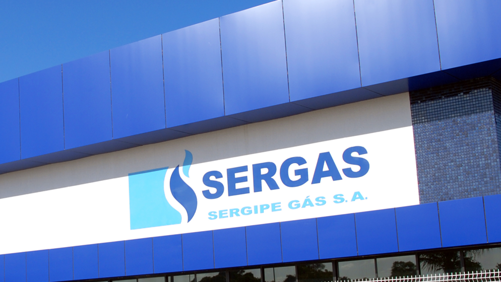 Diretor administrativo da Sergas defende atual modelo da concessão de gás natural de Sergipe. Na imagem: Fachada Sergas, em Sergipe (Foto: Divulgação)