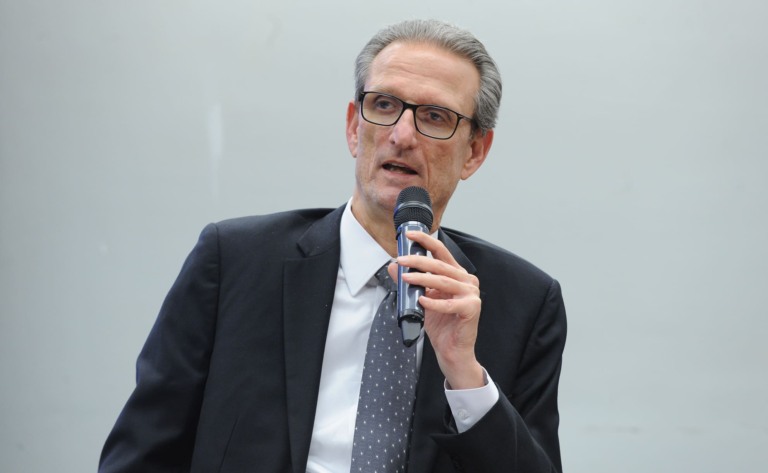 Maurício Tolmasquim, diretor de Transição Energética da Petrobras, durante audiência sobre o hidrogênio na Câmara, em 13/8/2024 (Foto: Renato Araújo/Câmara dos Deputados)