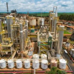 Aprobio, Abiove e Ubrabio., do setor de biocombustíveis, aderem a protesto puxado pelo ICL e IBP contra facilitação da entrada de diesel pelo Maranhão. Na imagem: Usina de etanol Buriti, localizada em Buritizal/SP (Foto: Divulgação Pedra Agroindustrial/Copersucar)