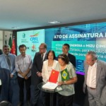 Fátima Bezerra, governadora do Rio Grande do Norte, anuncia planta piloto de hidrogênio verde em parceria com a CPFL (Foto: Divulgação CPFL)