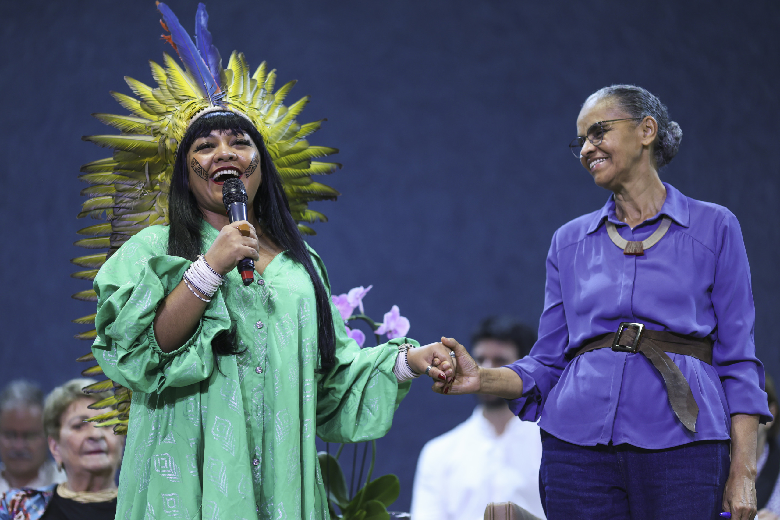 Marina Silva defende lastro para recursos naturais, uma “Basileia 4" (Foto: Felipe Werneck/MMA)