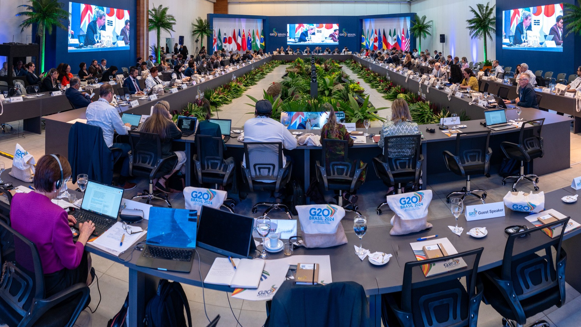 G20 alcança consenso inédito na definição de princípios da bioeconomia. Na imagem: Reunião da Iniciativa de Bioeconomia do G20 (Foto Divulgação G20 Brasil)