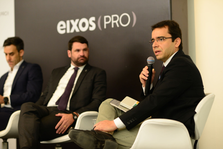 Bruno Caselli, diretor substituto da Diretoria 4 da ANP durante Encontro promovido pelo eixos PRO (Foto: Stéferson Faria/Divulgação)